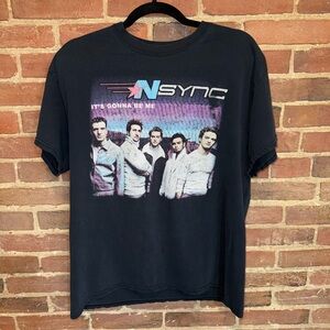 NSYNC Black Graphic Tee